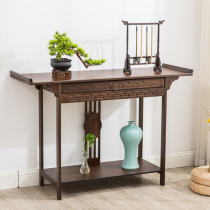 Xuan Guan Table Chinese Living Room Leaning Against Wall Bill Desk Cabinet Partition Light and luxurious entrance Decorative Table Corridor Aisle Shelf