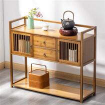 Chinese lockers Living room Xuanguan Cabinet Shelve Shelve Shelu Desk New Chinese Tea Water Cabinet Solid Wood Side Cabinet Dining Side Cabinet Small