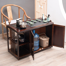 Removable office Boiling Water Pot integrated Gongfu Tea Table Composition Home Tea Tea Car Room Flowing Water Tea Table Zen