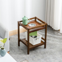 Nordic sofa side a few corners Living room Solid wood small table Bedroom Simple Mahjong room Chess room Light luxury small coffee table Bamboo