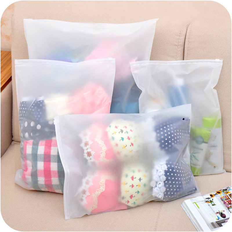 Simple fashion travel collection bags finished bags frosted bags waterproof underwear collection packaged bags