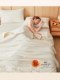 Yalu Xinjiang Cotton Quilt Air Conditioning Quilt Summer Cooling Quilt All-Cotton Pure Cotton Machine Washable Single Summer Quilt Summer Blanket Quilt Core