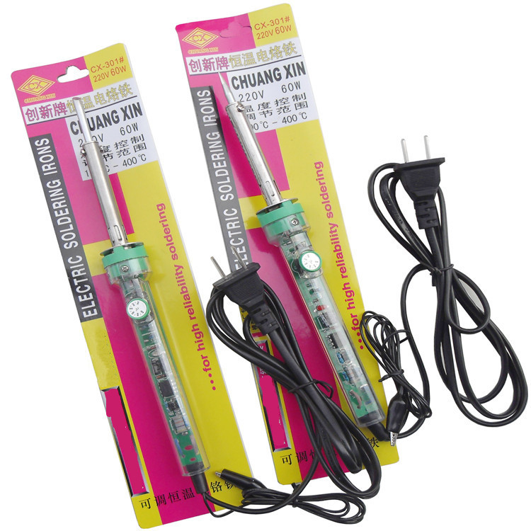 Flat skew tip Mouth CX-301 # Innovation card adjustable thermostatic electric iron plenty of spot supply