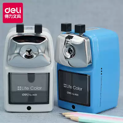 Deli pencil sharpener Hand-cranked pencil sharpener Pencil planer Pencil sharpener DELI 0620 metal material pen sharpener