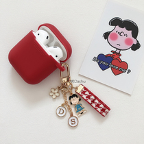 South Korea INS Snubi Lucy letters Custom Airpods Pendant Key Buttons