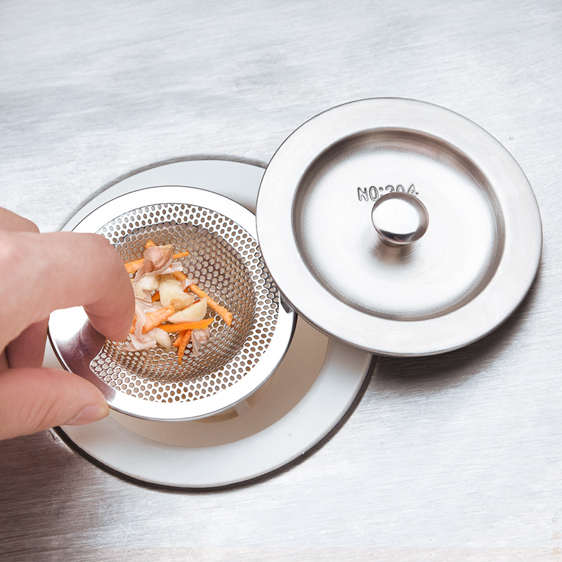 Kitchen Sink Stainless Steel filter Vegetable Basin Blocked Water Cover Plastic Old Down Water dishwashing pool filter