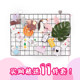 Iron grid photo wall decoration clip hanging seamless nail rack girl room layout ins photo wall