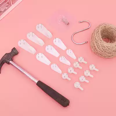 Hanging photo wall clip hanging non-scarred pins wall hanging wall decoration adhesive hook wall nail-free strong