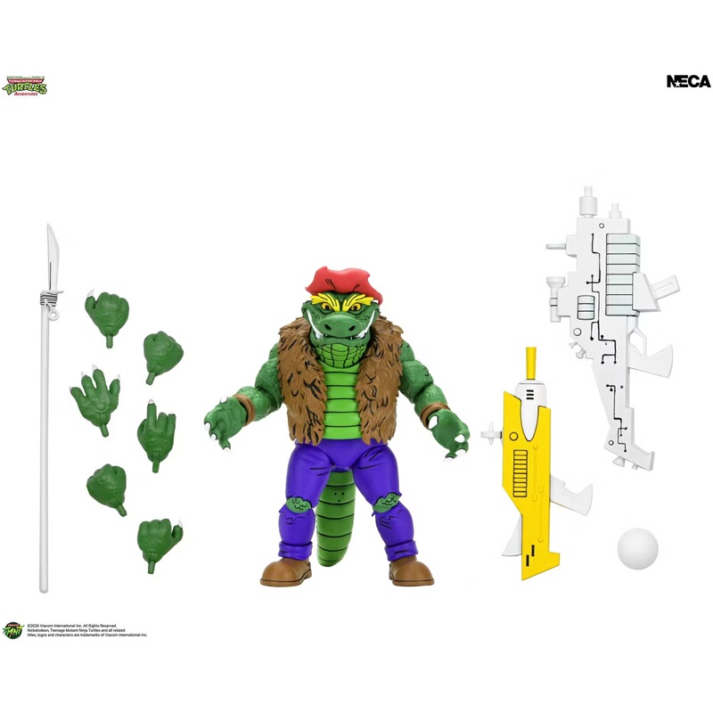 Neca Official Teenage Mutant Ninja Turtles Leatherhead Crocodile Man Animation Version 1/12 Action Figure Neca Official Teenage Mutant Ninja Turtles Leatherhead Crocodile Man Animation Version 1/12 Action Figure