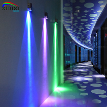 LED lamp home decoration lamp color colorful bar ktv corridor aisle decoration background wall double head spotlight wall lamp