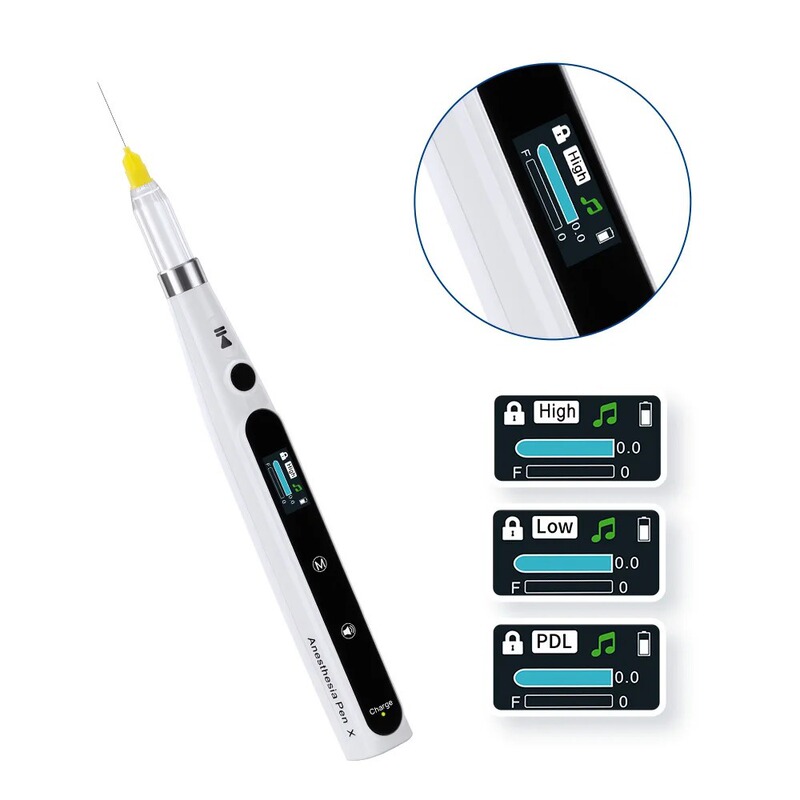 Mini Anesthesia Booster Dental New Model Blue Anesthesia Painless Electronic Booster Injector Oral