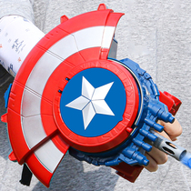 Boy toy birthday gift US team deformation Shield electric machinery eating chicken