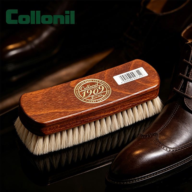 Collonil Imported High-Quality Goat Hair Brush Shoe Brush Super Soft Bristle Brush Cleaning Polishing Care Brush