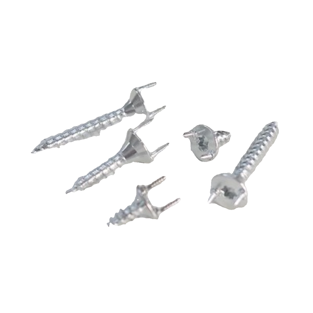 Sheep horn nails two-way fixing nails PVC installation markless nail skirting line woodworking decoration painting hides double-headed Y-shaped markless