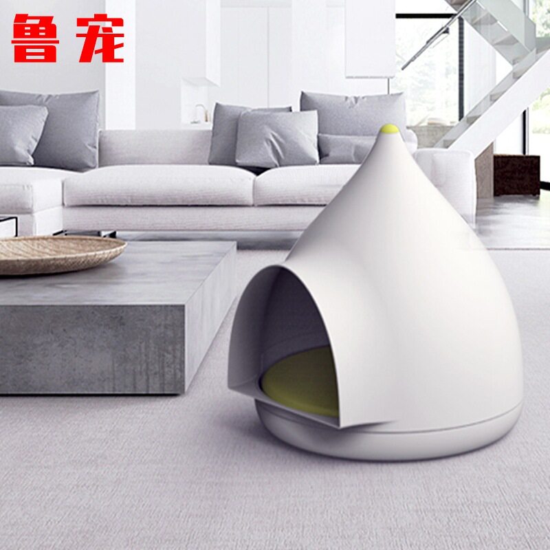 Warm kennel dog house four seasons winter general pet cat litter supplies removable and washable cat closed winter house