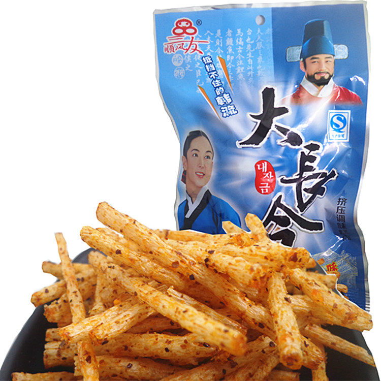 Sichuan's Three Friends Shunwind The great length of the year 23g 43g Spicy Little Snacks 8090 nostalgic for an old childhood snack