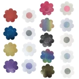 Одноразовые милые наклейки на соски, дышащее блестящее защитное белье