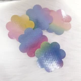 Одноразовые милые наклейки на соски, дышащее блестящее защитное белье