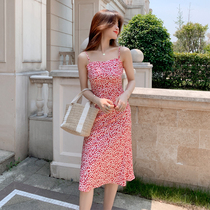 Suspender skirt French niche dress children summer dress 2020 new sweet thin beach holiday dress fairy