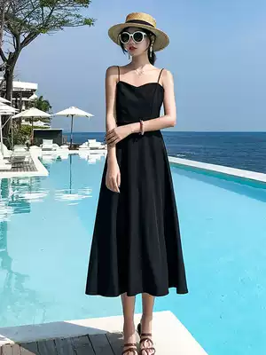 Bali beach skirt beach skirt female Sanya travel wear women's super fairy long skirt seaside holiday dress