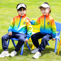 Primary school Childrens school uniforms Spring and automne style Games Suit Spring Kindergarten Garden Uniform personnalisée childrens class 3 sets