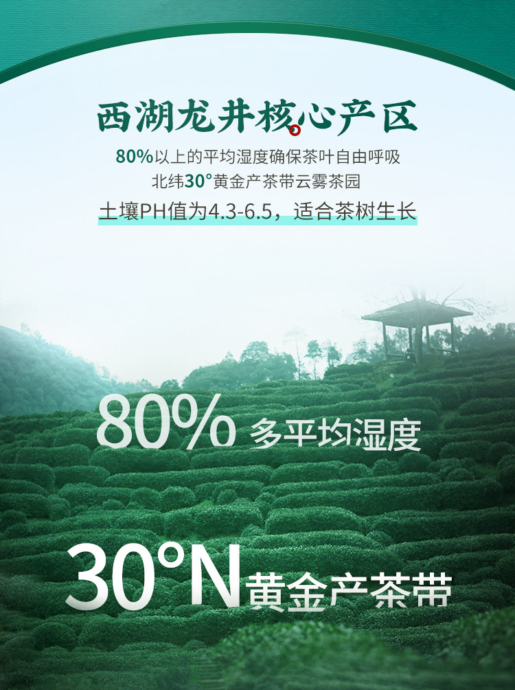 【中国直邮】 狮峰茶叶 2025新茶上市狮峰牌西湖龙井茶叶礼盒装明前特级青花绿茶 200g送礼