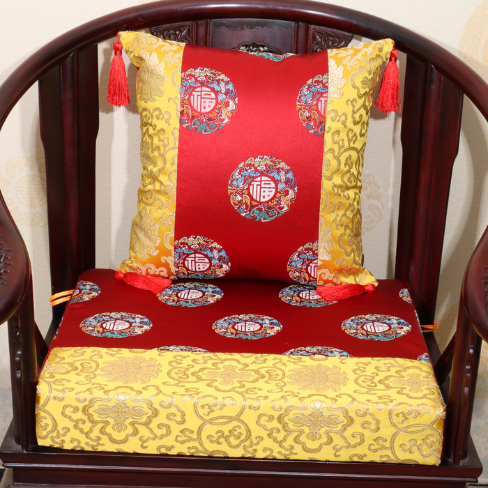 Trung Quốc sofa đệm gối thắt lưng gối gỗ gụ đệm 8cm dày xốp đệm đệm tùy chỉnh bộ đệm dem ghe