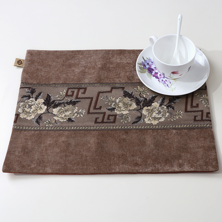 Trung Quốc cao cấp châu Âu Mỹ mới bảng vải placemat sang trọng coaster món ăn pad bảng mat cách nhiệt pad khăn trải bàn xưa