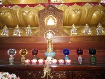 Thailand Shuanglong Temple invites Heavenly Gem Tianye Dragon Ball 150mm for the Stupa for the holy child Gawu box