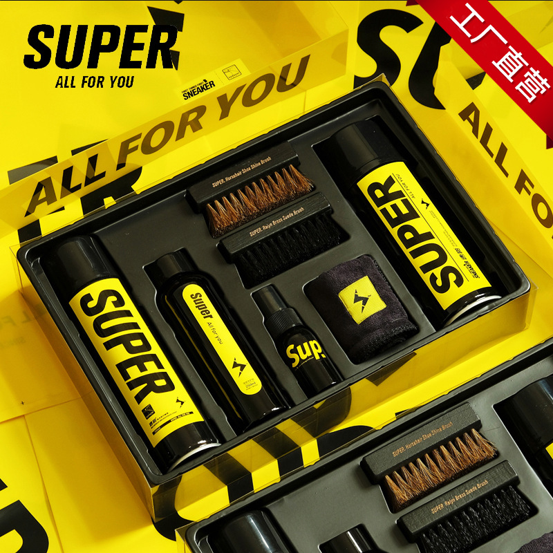 Quick POP SUPER shoe washing artifact Sneaker cleaning agent aj waterproof spray shoe polishing foam cleaning set mesh white