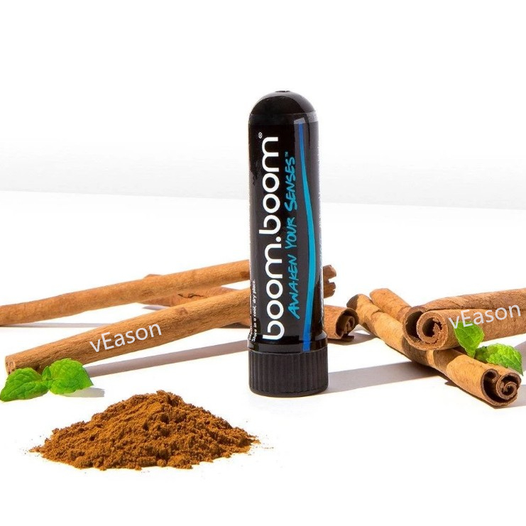 American BoomBoom Nasal Pass Stick Essential Oil Mint Refreshing of Brain God Instrumental Rhinoceros Nasal Suction work Learn