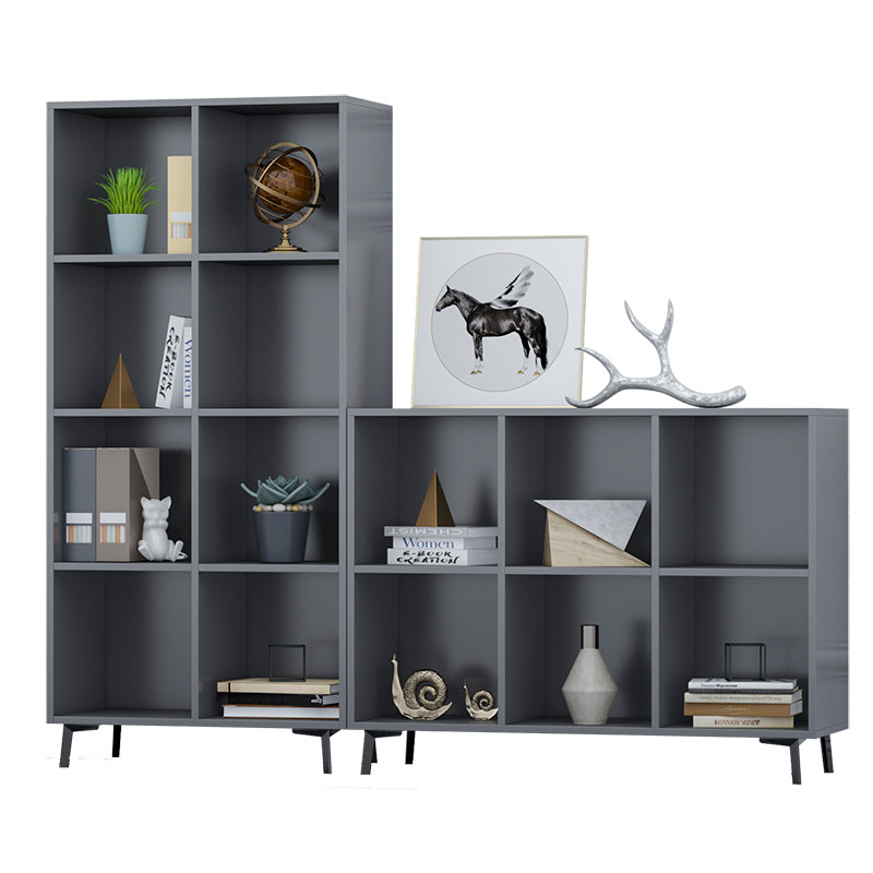 Bookshelf landing net red against the wall bookcase custom light luxury Nordic style simple living room children's shelf