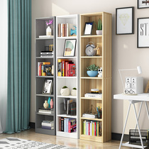 Bookcase narrow cabinet with door custom-made 20 cm custom made bookcase floor Living room Living-room Locker lockers Small wood cupboards