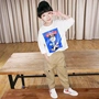 Bán chạy thương hiệu phong cách mới áo sơ mi trẻ em thương hiệu mùa xuân và mùa thu bé trai áo thun dài tay Phiên bản Hàn Quốc quần áo trẻ em từ bi - Khác đồ bơi cho bé trai