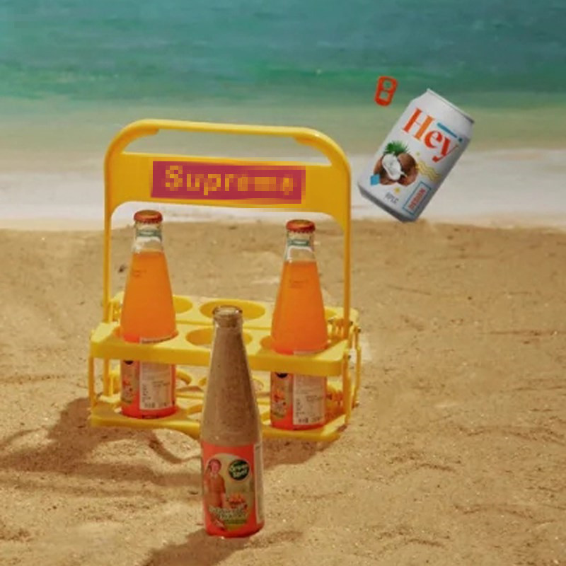 2021 new children's photography props shooting soda cola carrying basket photo studio baby photo location decoration style