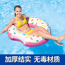  INTEX thickened adult swimming ring childrens swimming ring mens and womens water floating ring youth armpit ring seat ring