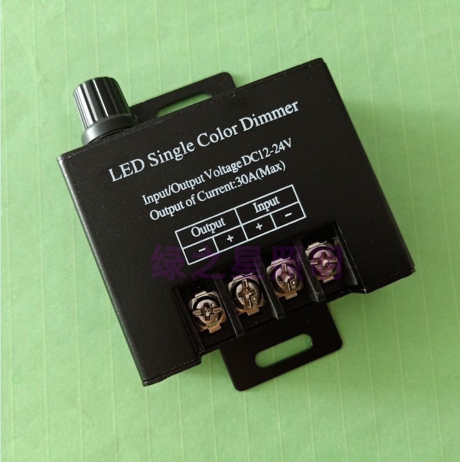 LED dimmer high-power 30A dimmer dimming switch monochromatic light with controller PWM 12-24V