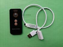 Infrared 3 key ultra-thin remote control switch LED monochrome lamp with light plate controller 5V mini dimmer USB jack