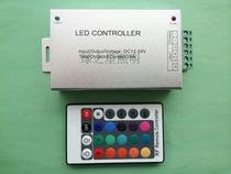 LED Controller 12-24V Wireless Radio Frequency 24 Key Remote Control Controller RGB seven colored lights with light strip module 24A