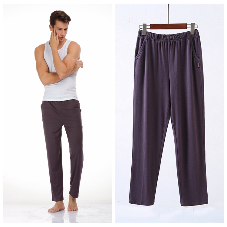 Yilan Lu quần nam nhà quần giản dị quần lỏng modal cotton ngủ quần thể thao nhà quần mỏng phần mùa hè do lot nam dep