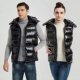 2023 new autumn and winter couple's wear down vest, same style for men and women, thick white duck down vest, waistcoat jacket