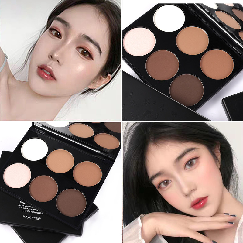 Highlight repair plate one-piece brightening three-dimensional shadow thin face nose shadow hairline three-in-one dual-purpose beginner