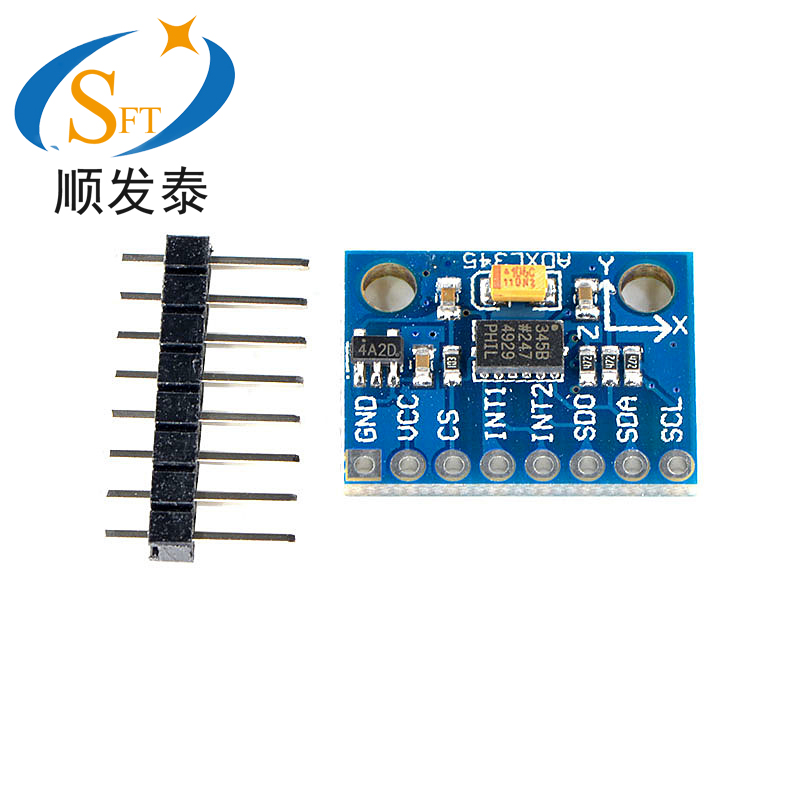 GY-291 ADXL345 digital triaxial gravity acceleration inclination module IIC SPI Transport
