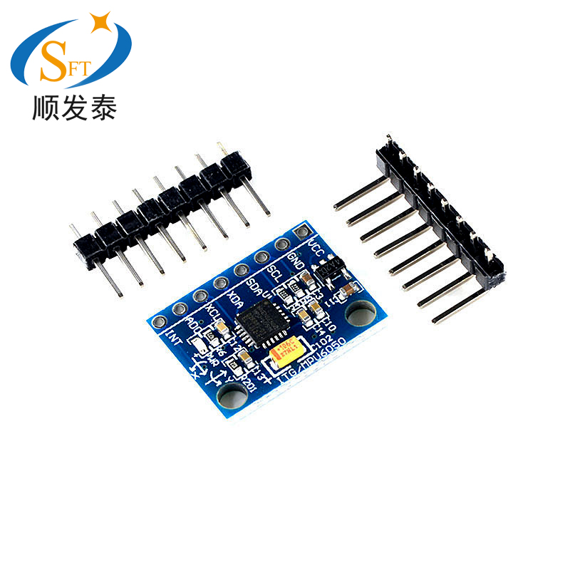 MPU-6050 module three-axis acceleration gyroscope 6DOF module GY-521 with code principle diagram