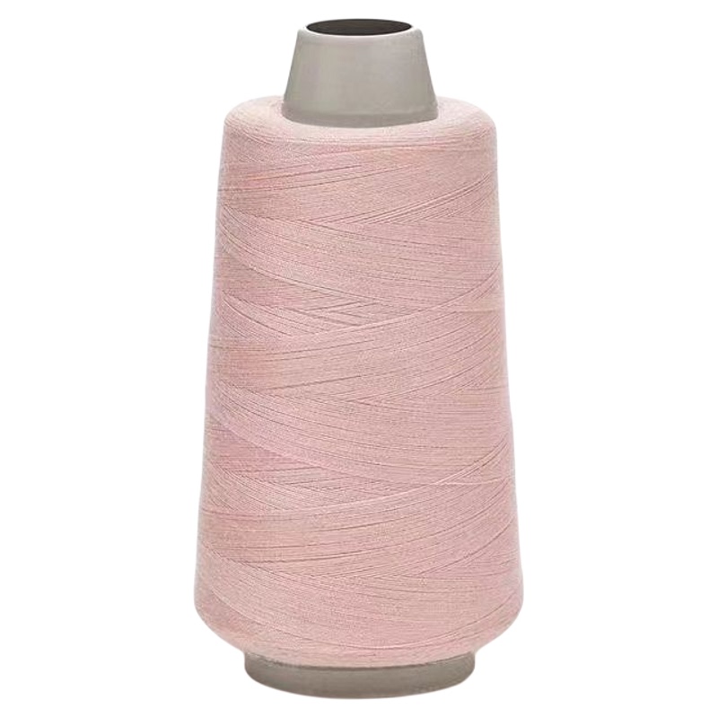 Watercolor Pink Sewing Thread for Home Use, 402 Polyester Old-Fashioned Sewing Machine Thread, Handmade Pink Sewing Thread, Large Spool