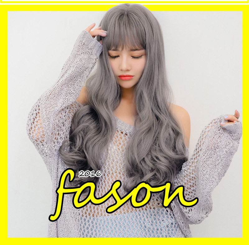 Perruque Air bangs longs cheveux boucles - Ref 2610352 Image 6