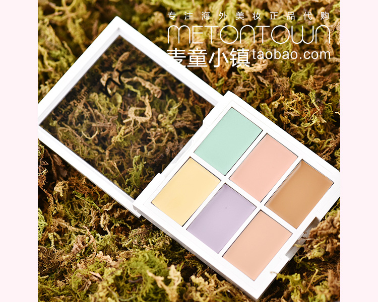 Mỹ nyx3CP tấm che khuyết điểm sáu màu có khả năng sửa chữa che khuyết điểm ánh sáng cao để sửa đổi làn da mặt nổi mụn trứng cá bảng màu che khuyết điểm the saem