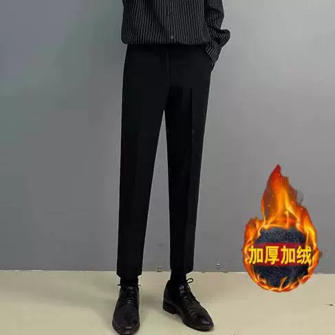 Осенние штаны, пиджак классического кроя, костюм, свободный прямой крой, по фигуре, облегающий крой