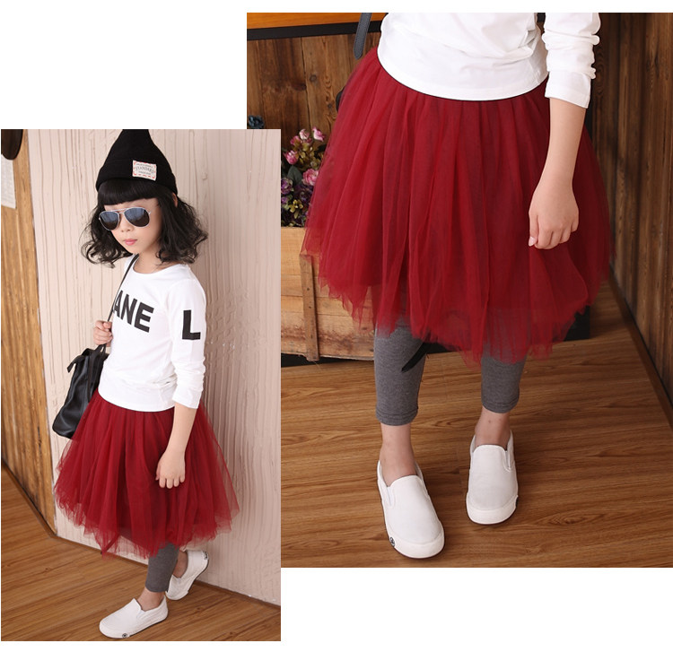 Jupe enfant en mélange - Ref 2051061 Image 32