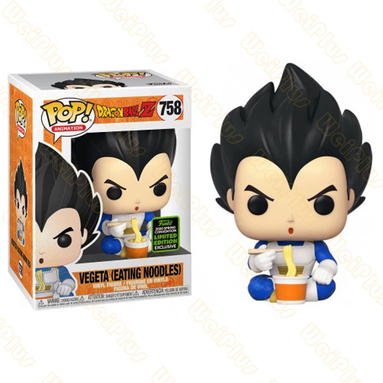 FUNKO POP Семь Драконий Шару Зета Вега Сиса люди едят лапшу аниме окружение кукольные украшения ручной работы